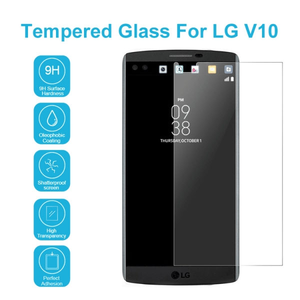 2-Pack LG V10 Härdat Glas Skärmskydd 0,3mm