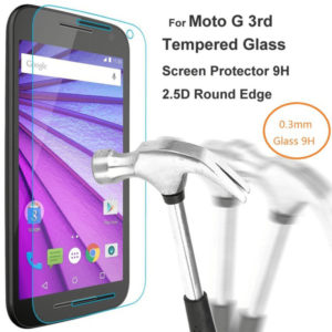 Motorola Moto G3 (3rd Gen) Härdat Glas Skärmskydd 0,3mm