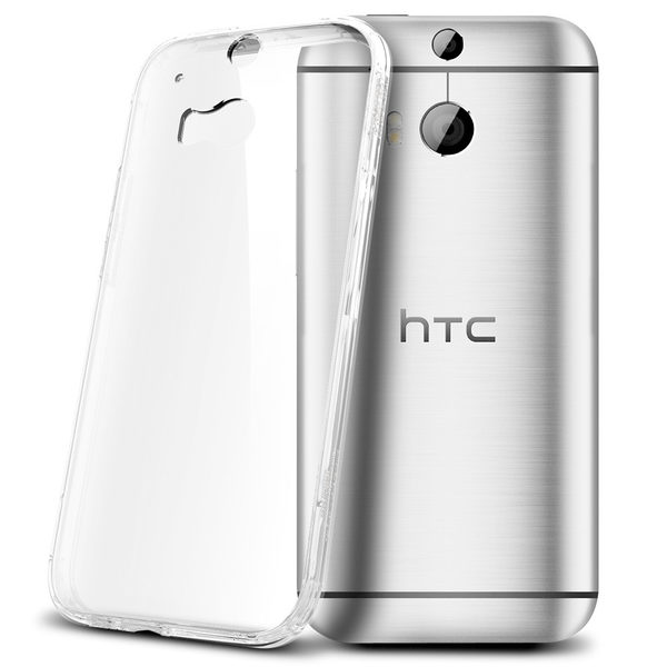 HTC One M8 Genomskinlig Mjuk TPU Skal
