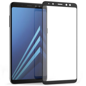 Samsung Galaxy A8 2018 Heltäckande 3D Härdat Glas Skärmskydd 0,2mm