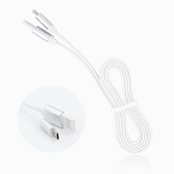 USB Kabel 1 Meter Platt Trasselfri Sladd