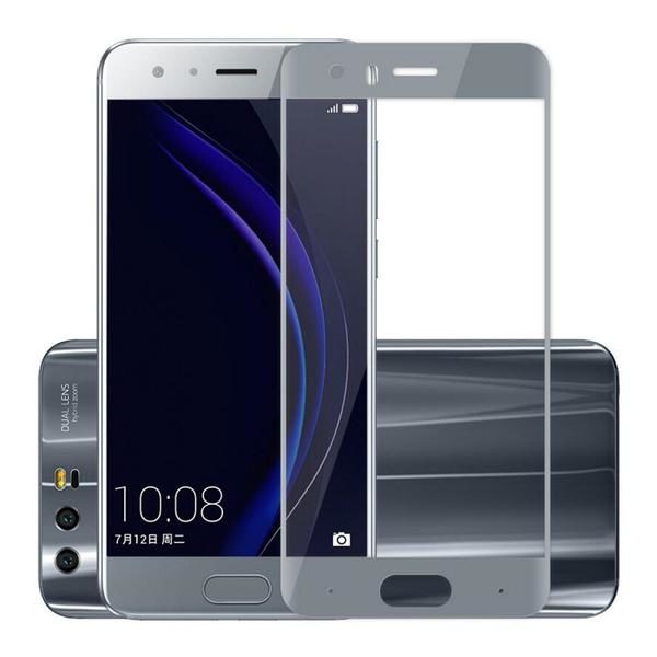 Huawei Honor 9 Grå Heltäckande Härdat Glas Skärmskydd 0,2mm