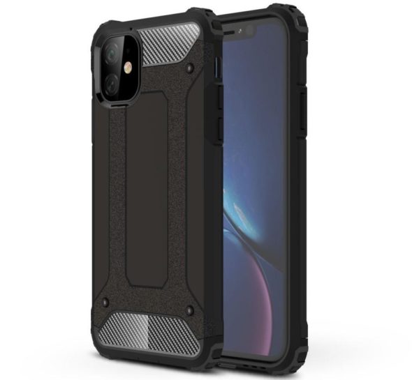 iPhone 11 Armor Case Stöttålig Skal - Svart