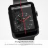 Apple Watch 42mm Heltäckande 3D Härdat Glas Skärmskydd 0,3mm
