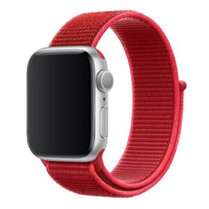 Apple Watch 42mm / 44mm Armband Röd Nylon