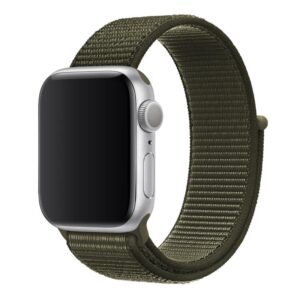 Apple Watch 42mm / 44mm Armband Grön Nylon