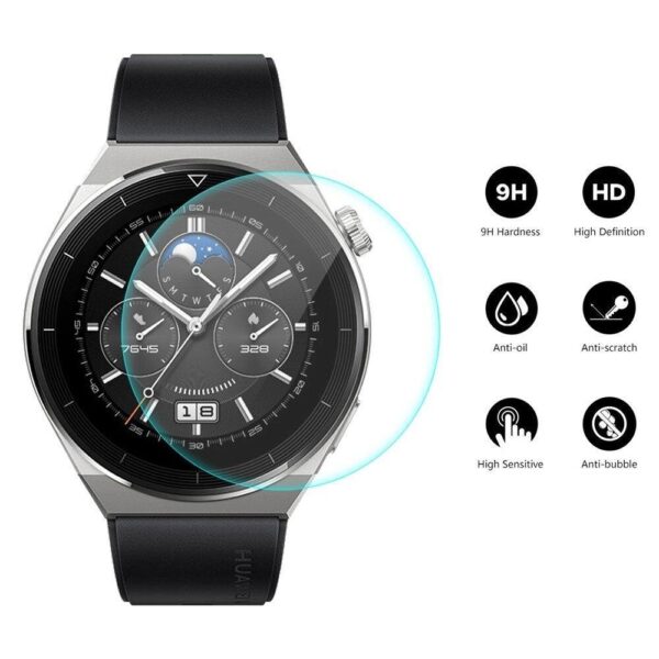 2-Pack Huawei Watch GT 3 Pro 46mm Härdat Glas Skärmskydd