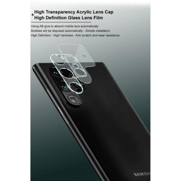 Samsung Galaxy S22 Ultra Kamera Linsskydd Härdat Glas 0,2mm