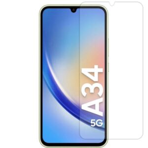 2-Pack Samsung Galaxy A34 5G Härdat Glas Skärmskydd 0,3mm