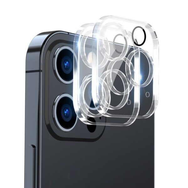 iPhone 14 Pro / 14 Pro Max Kamera Linsskydd Härdat Glas 0,2mm