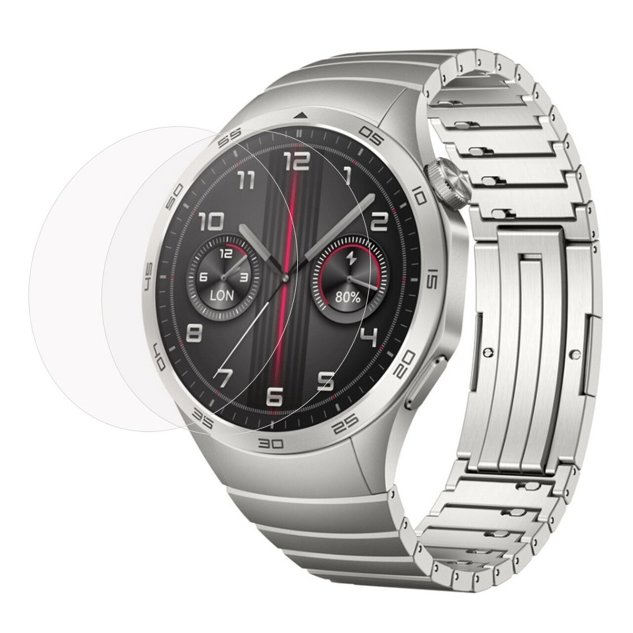 2-Pack Huawei Watch GT 4 46mm Härdat Glas Skärmskydd