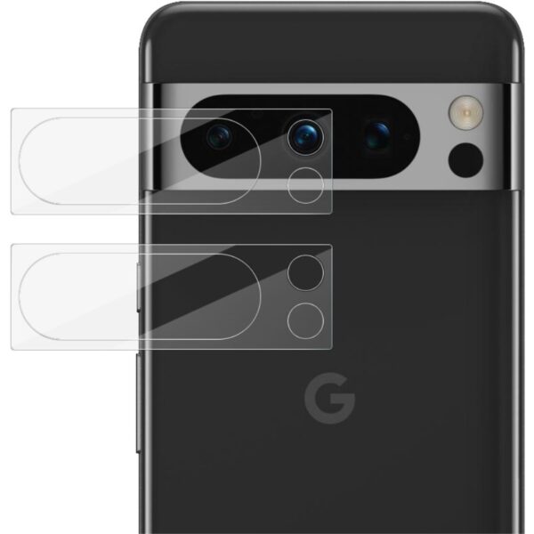 2-Pack Google Pixel 8 Pro Kamera Linsskydd Härdat Glas 0,2mm