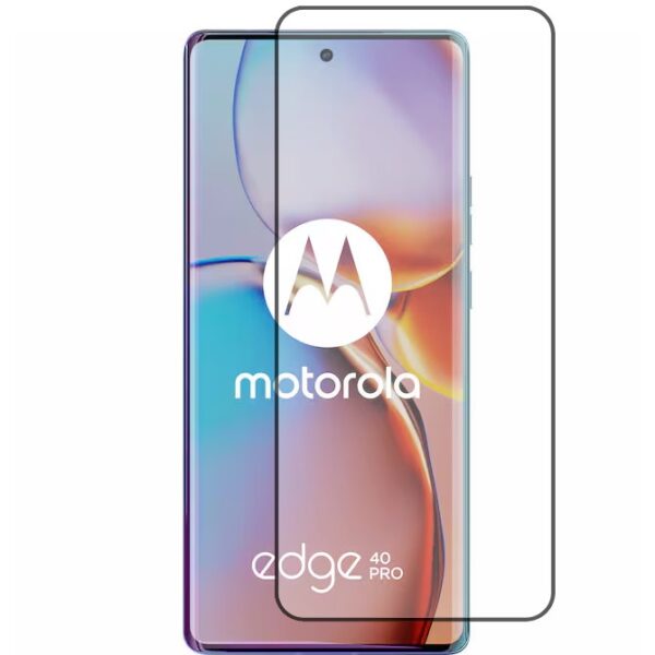 Motorola Edge 40 Pro Heltäckande 3D Härdat Glas Skärmskydd