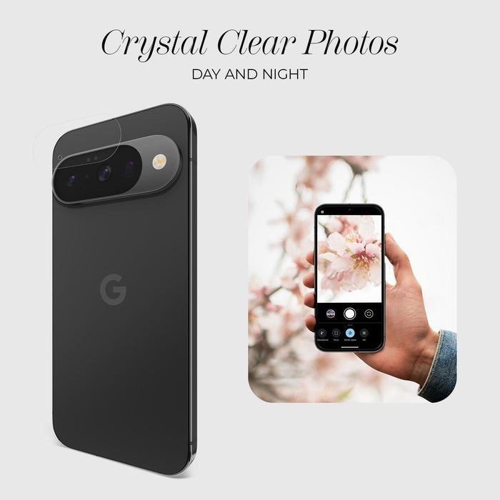 2-Pack Google Pixel 10 Kamera Linsskydd Härdat Glas 0,2mm